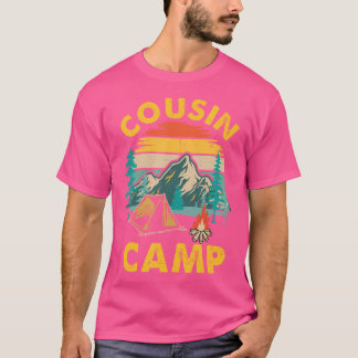 Neef Camp Vrienden Zomer Familie Camping Vakantie T-shirt