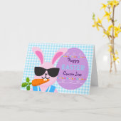 Neef Cool Paashaas en Wortel Kaart (Gele Bloem)