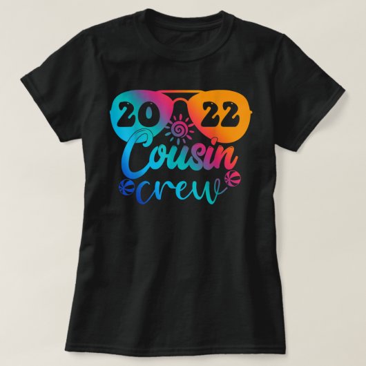 Neef Crew 2022 Summer Vacation Beach Matching Fa T-shirt (Design voorkant)