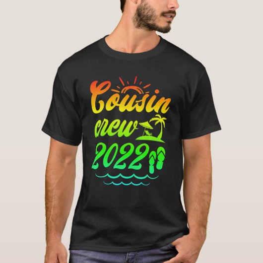 Neef Crew 2022 Summer Vacation Beach Matching Fa T-shirt (Voorkant)