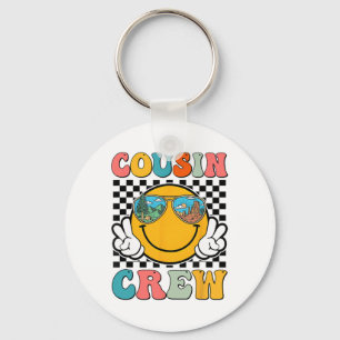 Neef Crew 2024 Groovy Familie Vakantie Zomer Cam Sleutelhanger