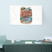 Neef crew 2024 Zomer Vakantie Strand Familie Trip Spandoek (Beurs)