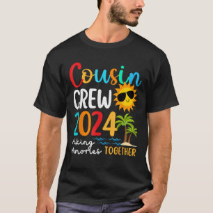 Neef crew 2024 Zomer Vakantie Strand Familie Trip T-shirt