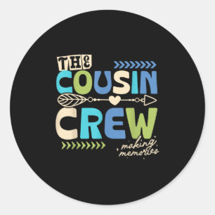 Neef Crew 2025 Herinneringen Maken Familie Vakanti Ronde Sticker