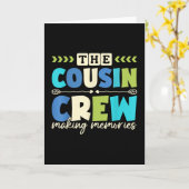 Neef Crew 2025 Herinneringen Maken Gezinsvakantie  Kaart (Gele Bloem)