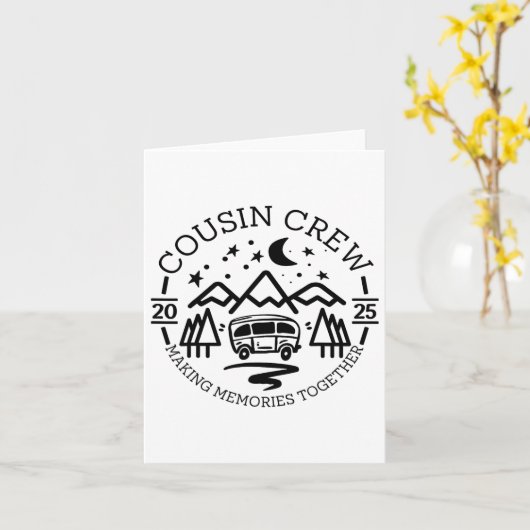 Neef Crew 2025 Kampeerreis Herinneringen Maken Ove Kaart (Gele Bloem)