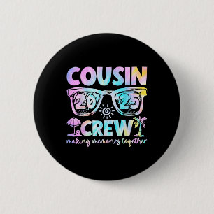 Neef Crew 2025 Zomer Vakantie Strand Familie Reis Ronde Button 5,7 Cm