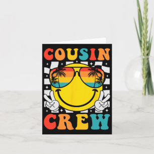 Neef Crew 2025 Zomer Vakantie Strand Familie Trip Kaart