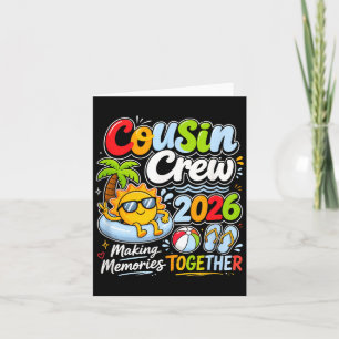 Neef Crew 2026 Vakantie Zomer Herinneringen Kinder Kaart