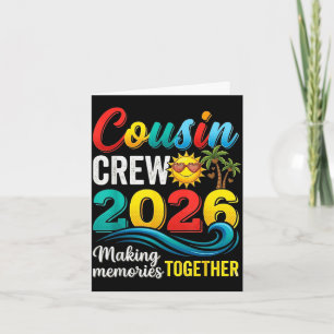 Neef crew 2026 zomer vakantie strand familie trip kaart