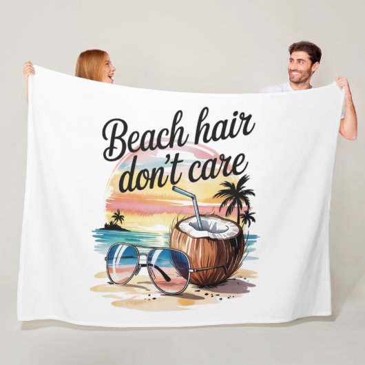 Neef Crew 2026 Zomer Vakantie Strand Fleece Deken (In situ)