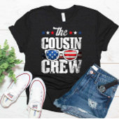 Neef Crew 4 juli Patriottisch Amerikaans T-shirt