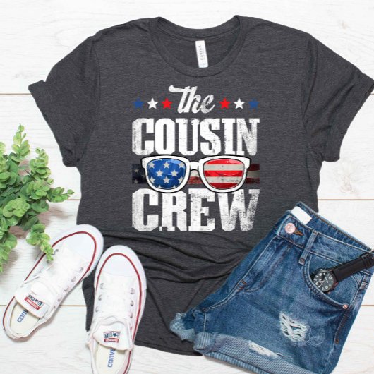 Neef Crew 4 juli Patriottisch Amerikaans T-shirt