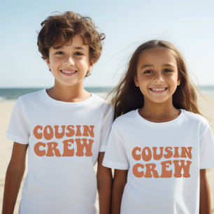 Neef Crew Bruin Bijpassende Familie Kinder Unise T-shirt