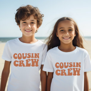 Neef Crew Bruin Bijpassende Familie Kinder Unise T-shirt