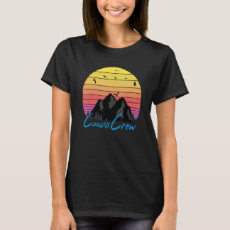 Neef Crew Camping Outdoor Sunset Summer Camp Vin T-shirt