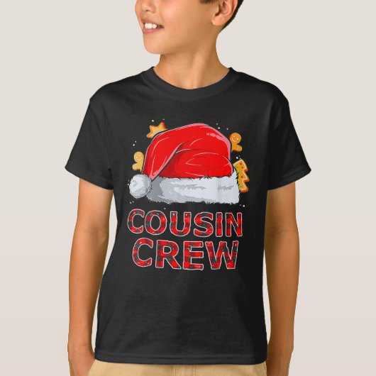 Neef Crew Christmas Squad Grappige Familie T-shirt (Voorkant)