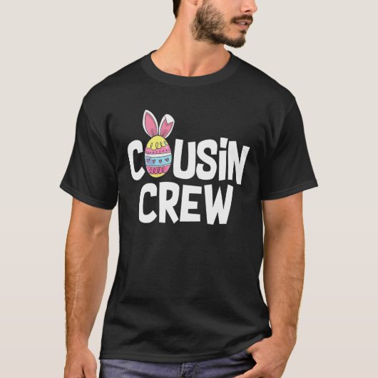 Neef Crew Cute Bunny Matching Easter Day Rabbit T-shirt (Voorkant)