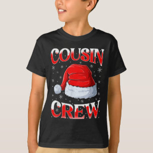 Neef Crew Familie Groep Matching Kerstmis P T-shirt