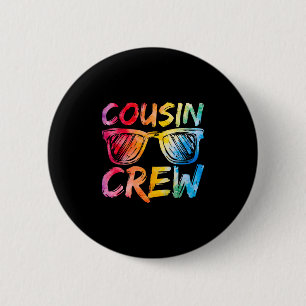 Neef Crew Familie Matching Neef Jongens Meisjes Ki Ronde Button 5,7 Cm