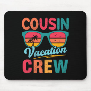 Neef Crew Familie Vakantie Zomer Strand Zonnebrill Muismat