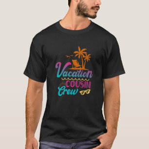 Neef Crew Familie Zomer Vakantie Strand Cruise Pa T-shirt