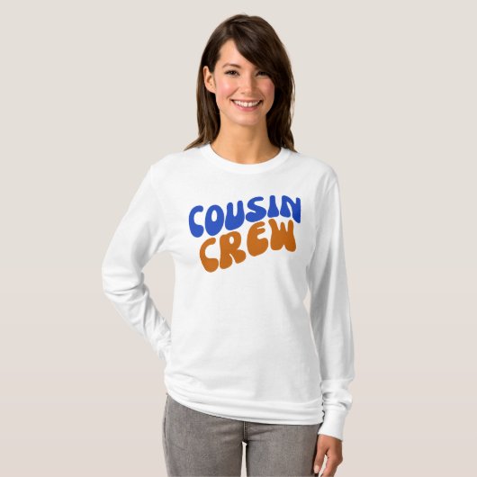Neef Crew Family Matching Cousin Squad T-shirt (Voorkant volledig)