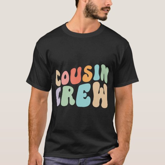 neef Crew Groovy Retro Design familie T-shirt (Voorkant)