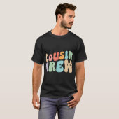 neef Crew Groovy Retro Design familie T-shirt (Voorkant volledig)