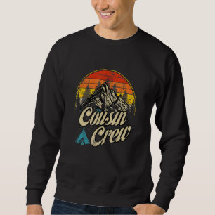 Neef Crew Kamperen Buiten Zonsondergang Zomer Kamp Trui