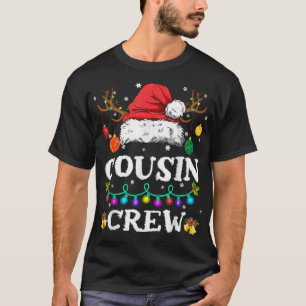 Neef-crew kerstkerstman met gelijke paj t-shirt
