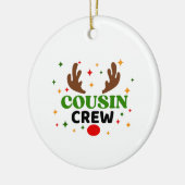 Neef Crew Kerstmis Keramisch Ornament (Links)