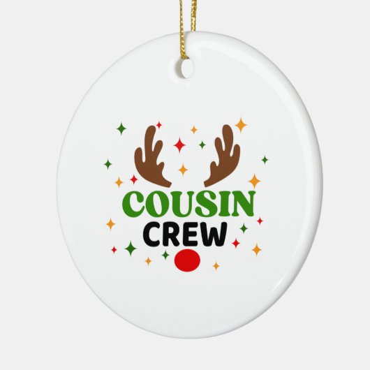 Neef Crew Kerstmis Keramisch Ornament (Links)