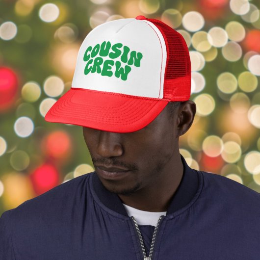 Neef Crew Kerstmis Matching Family Reünie Trucker Pet