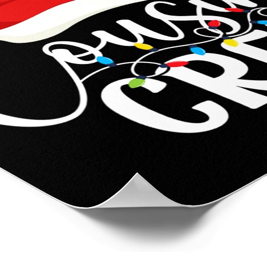 Neef Crew Kerstmis Matching Xmas Lights Panama Poster (Hoek)