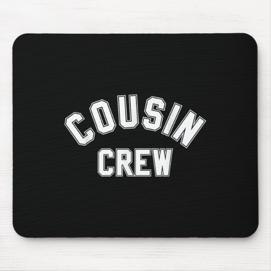 Neef Crew Kinder Mannen meisje Funny Gift Muismat (Voorkant)