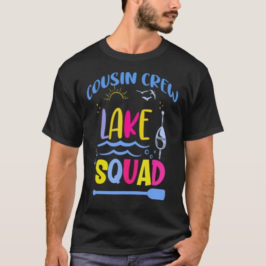 Neef Crew Lake Squad Family Camping Vacking T-shirt (Voorkant)
