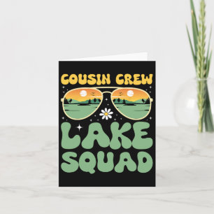 Neef Crew Lake Squad Sunset Familie Camping Zomer Kaart