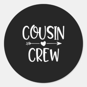 Neef Crew maakt herinneringen 2025 Familiereünie T Ronde Sticker