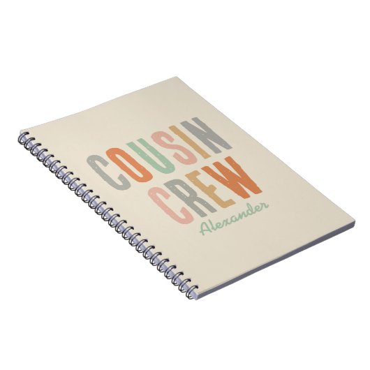 Neef Crew Matching Boho Family Reunion Notitieboek (Rechterzijde)