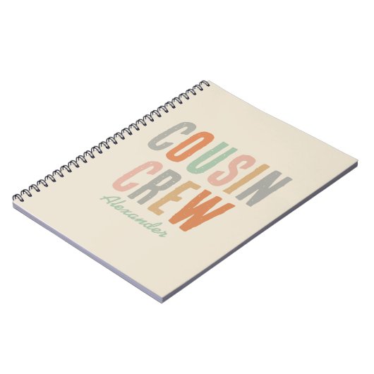 Neef Crew Matching Boho Family Reunion Notitieboek (Linkerzijde)