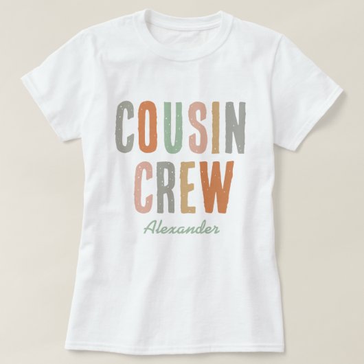 Neef Crew Matching Schattigee Boho Family Reunion T-shirt (Design voorkant)
