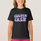 Neef Crew | Mauve Bijpassende Familie Unisex Kinde T-shirt (Voorkant)