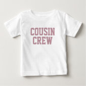 Neef Crew | Mauve Kinder Baby T-Shirt (Voorkant)
