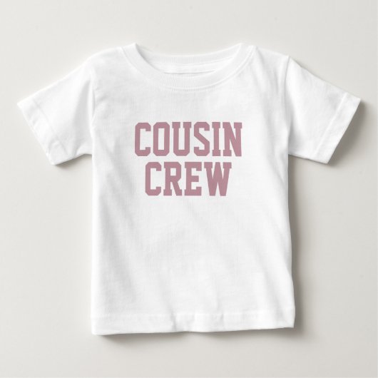 Neef Crew | Mauve Kinder Baby T-Shirt (Voorkant)