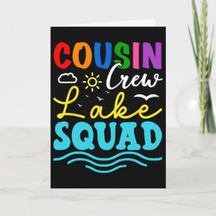 Neef Crew Meer Squad Familie Vakantie Zomer Vis Kaart