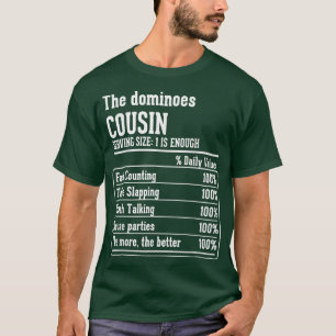 Neef Crew Nutritional Facts the Dominoes Cousin T-shirt