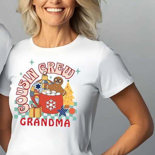Neef crew Oma Kerstmis bijpassende neven T-shirt