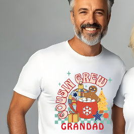 Neef crew Opa Kerstmis bijpassende neven T-shirt