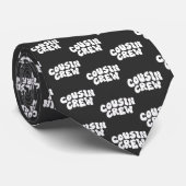 Neef Crew | Retro bijpassende neef familiereünie Stropdas (Opgerold)